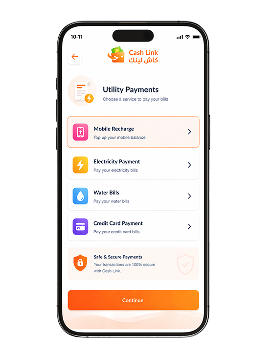 Select "Mobile Recharge" option