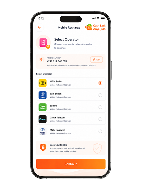 Select Network service provider